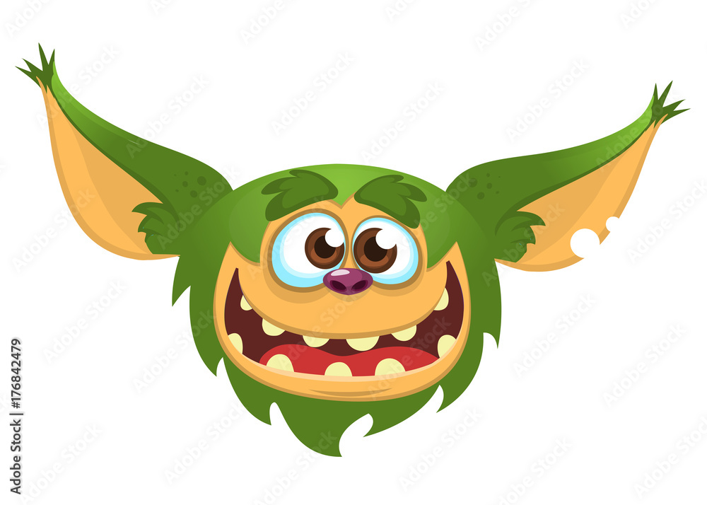 Fototapeta premium Cartoon cute monster.Vector illustration
