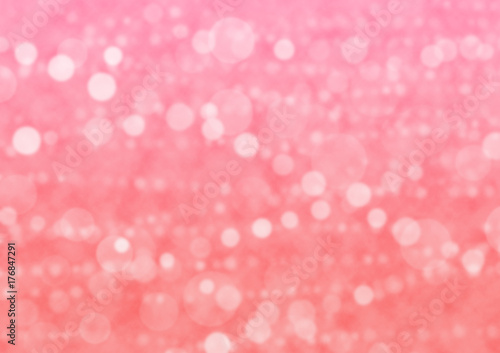 Abstract bokeh on pink background