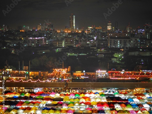 Thailand Colorful night market
