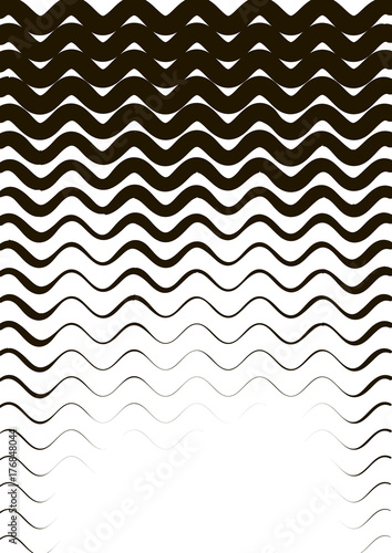 Minimalistic design. Halfton cover A4 format. Halftone wave vector concentric lines, modern business background. Vertical simple cover for presentation, network, computer technology clean background. photo