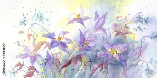 Obraz na płótnie roślina bukiet obraz fiołek kwitnący