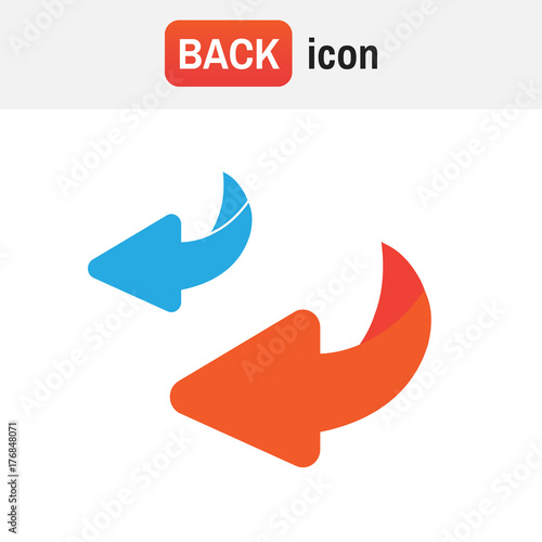 arrow reverse back. Flip over or turn