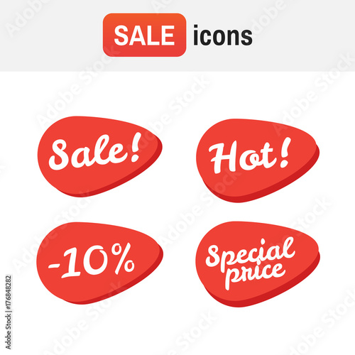 price tag ticket. Sale tickets vector collection. Coupon and buy, tag and price