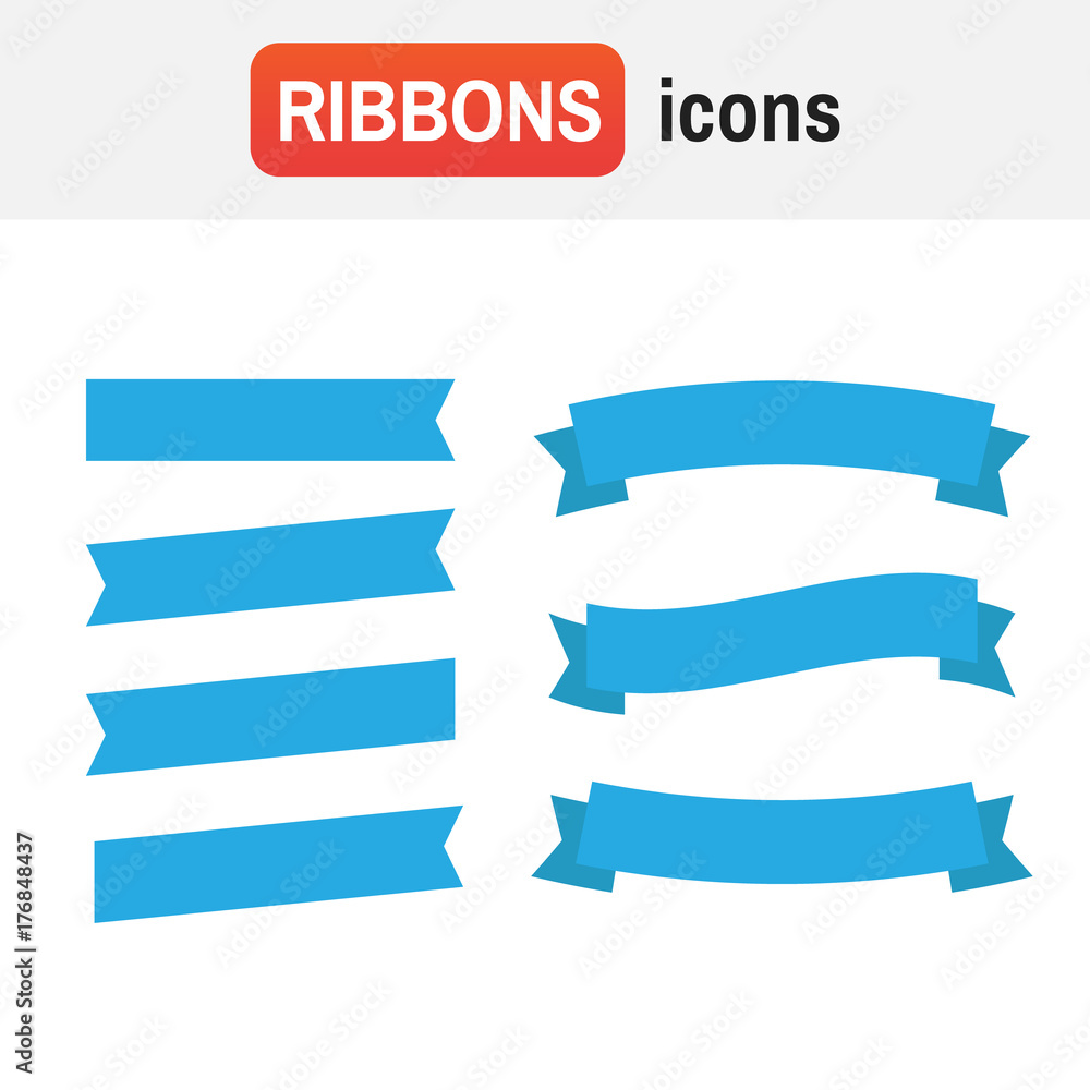 ribbon banner. Red glossy ribbon banners ribbon banner. Red glossy ribbon banners