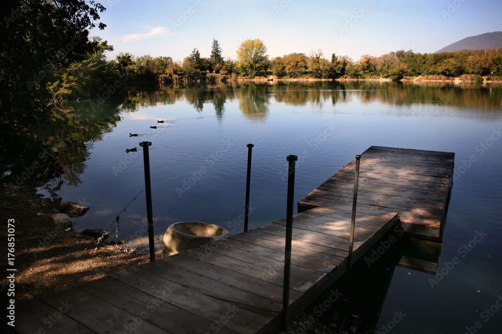 Fototapeta premium lago di telese