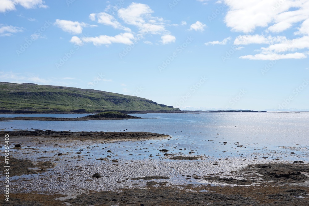 Küsten-Landschaft in den Westfjorden, Island Küsten-Landschaft in den Westfjorden, Island