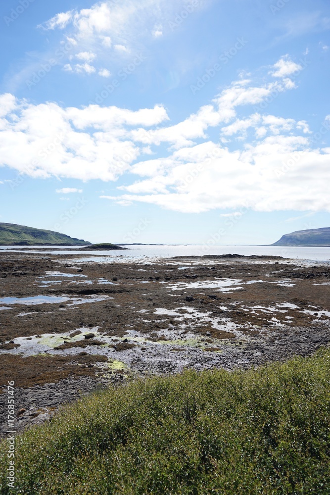 Küsten-Landschaft in den Westfjorden, Island Küsten-Landschaft in den Westfjorden, Island