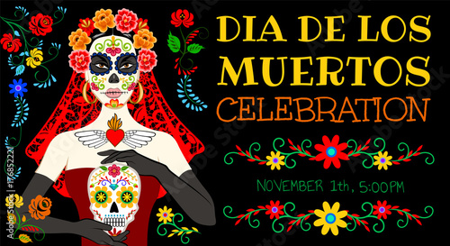 card for Day of the Dead