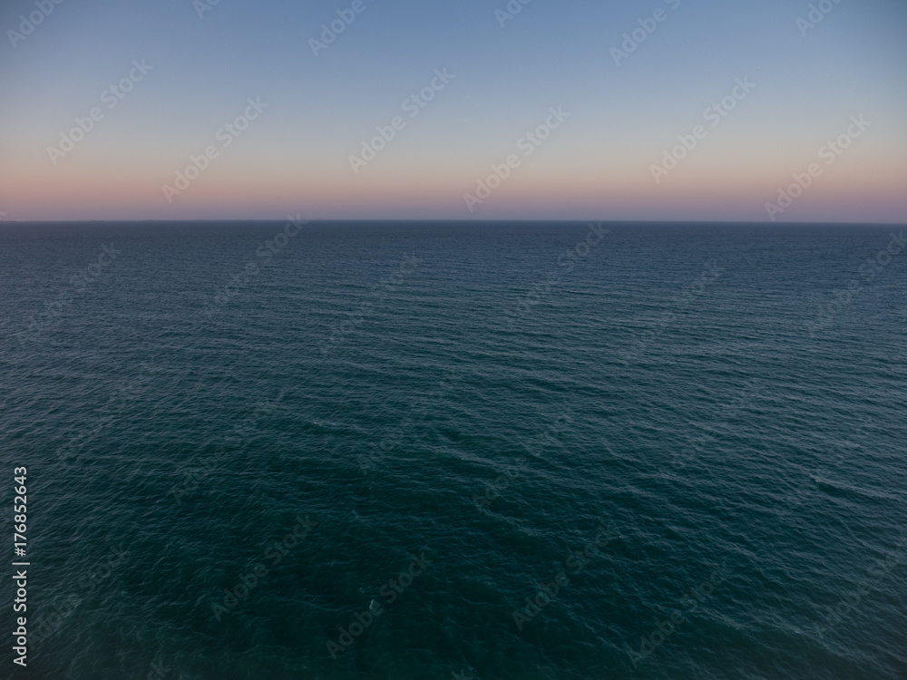Fototapeta premium Drone over endless ocean