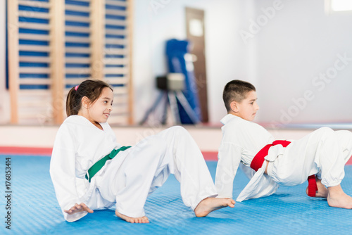 Children in Martial Arts Training