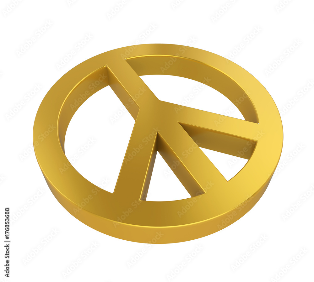 Peace Symbol Isolated Peace Symbol Isolated