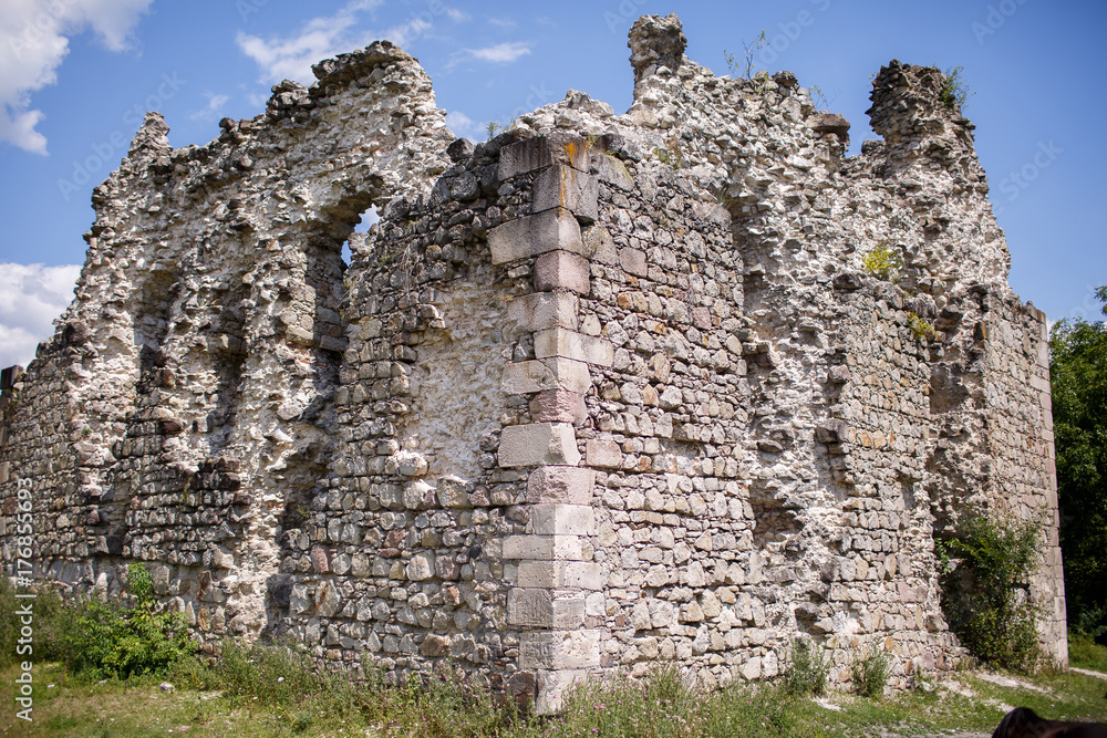 ancient medieval castle in Ukraine