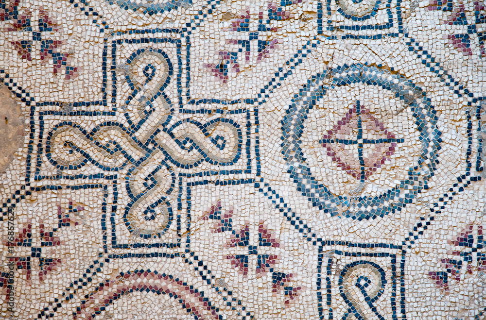 Old roman mosaics in the famous imperial Villa del Casale in Piazza Armerina, Sicily, Unesco world heritage of the 4th century A.C. Old roman mosaics in the famous imperial Villa del Casale in Piazza Armerina, Sicily, Unesco world heritage of the 4th century A.C.
