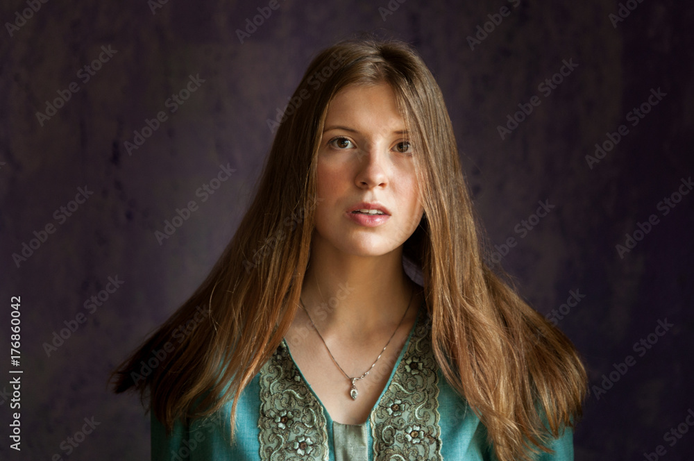 Beauty fashion girl portrait Beauty fashion girl portrait