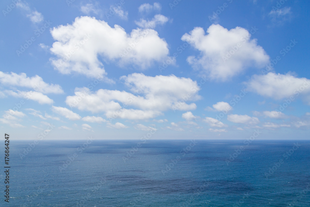 Ocean and clouds in Cabo da Roca