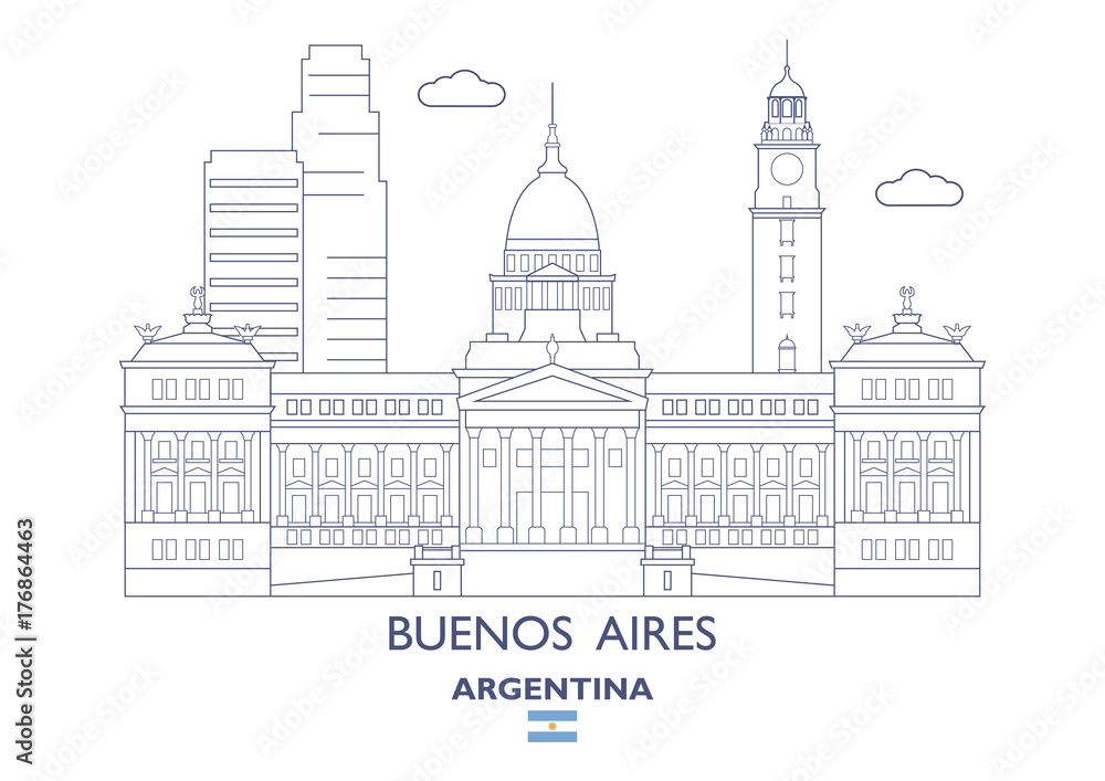 Buenos Aires City Skyline, Argentina