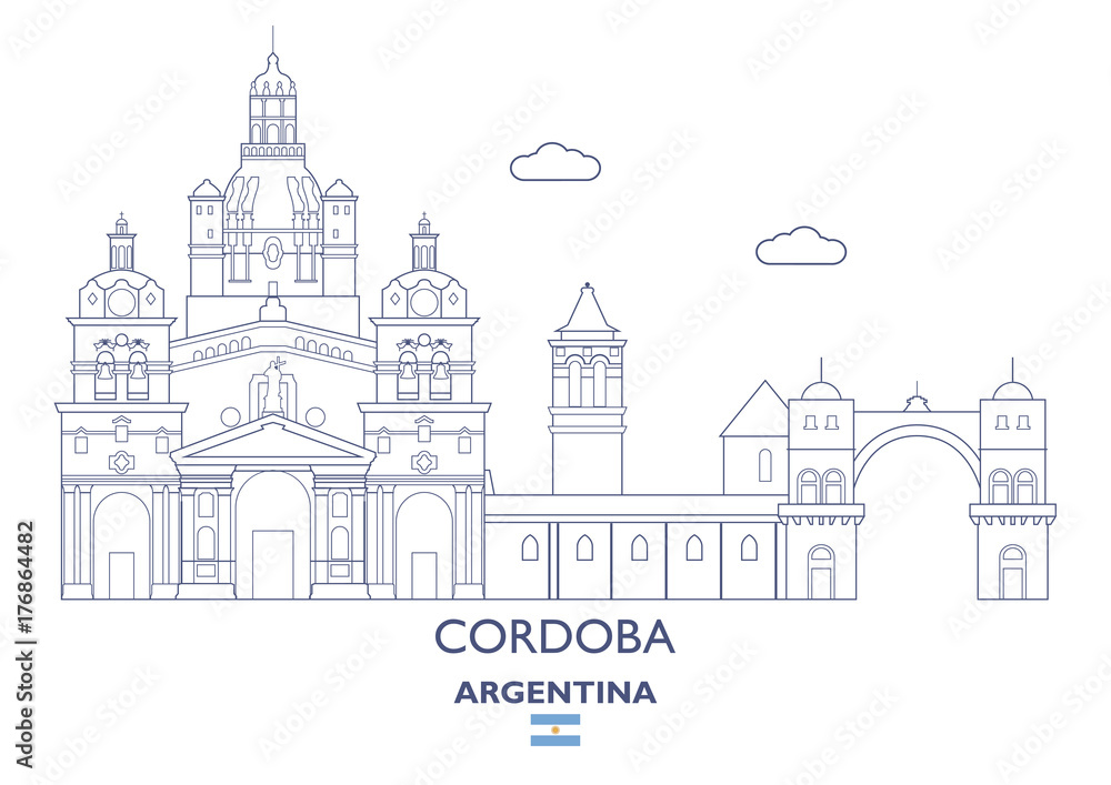 Cordoba Cty Skyline, Argentina