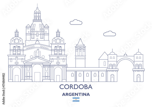 Cordoba Cty Skyline  Argentina