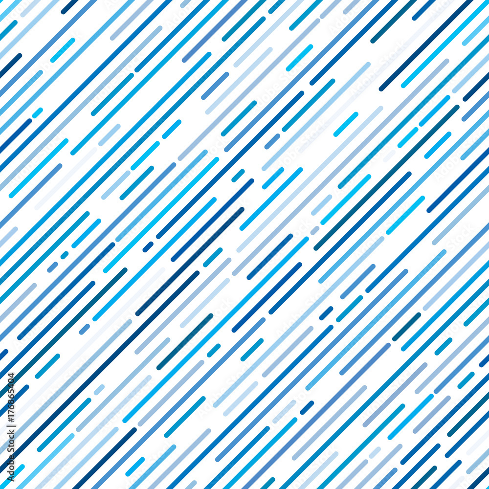 Blue Diagonal Stripe Background Line Design Seamless Pattern Vector