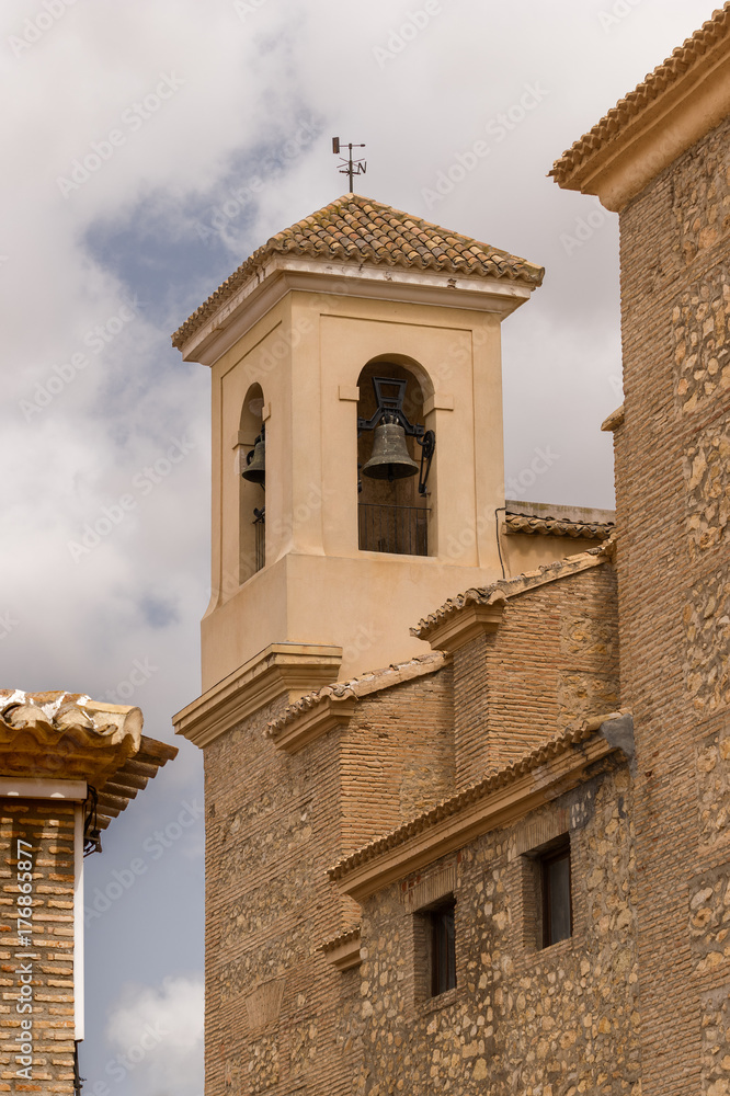 Bell tower. Piego, Murcia, Spain.