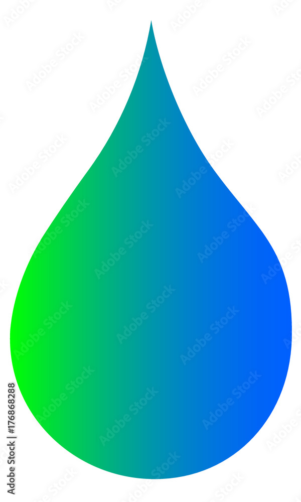 Water drop with Earth tones Water drop with Earth tones