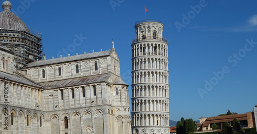 The Leaning Tower of Pisa in Italy photo