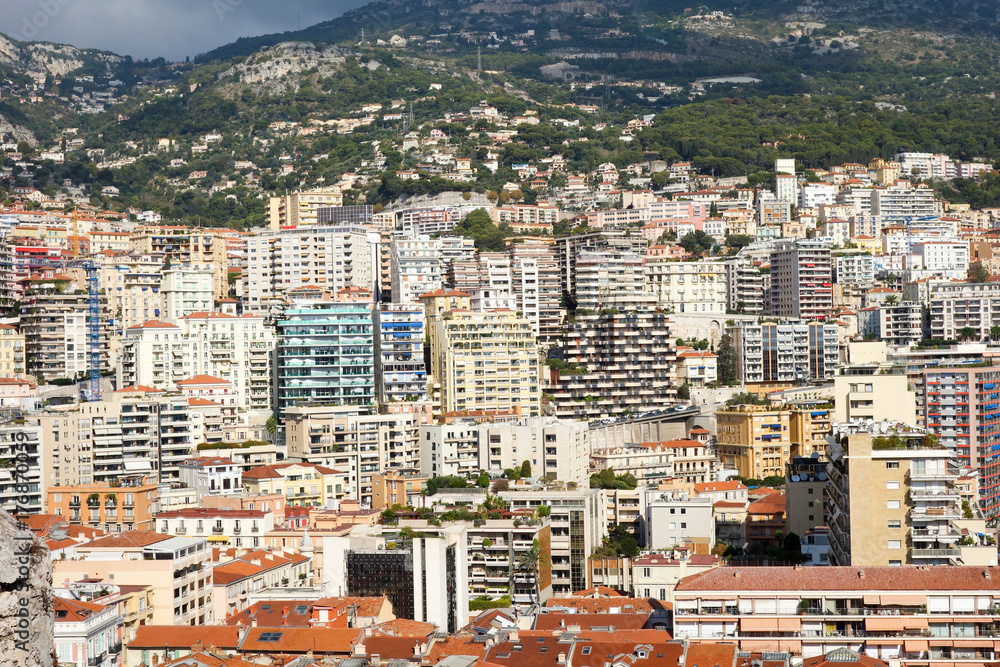 Neighborhood in Monte Carlo in the city of Monaco
