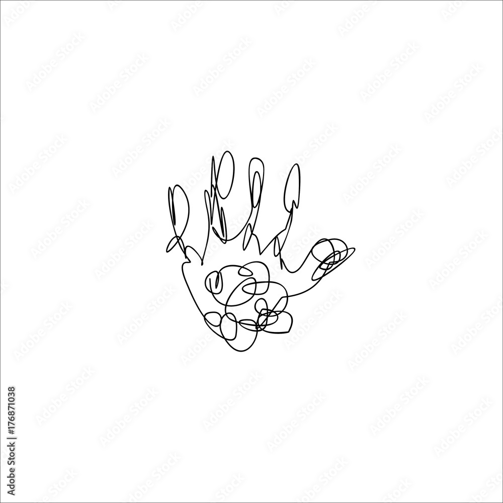 Fototapeta premium hand doodle icon vector