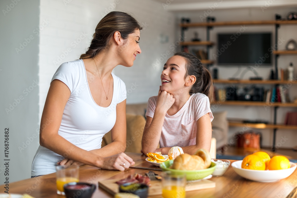 Mother and daughter