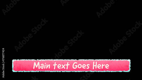 Write-On Chalkboard Lower Third 1