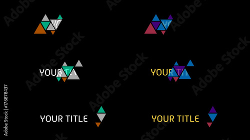 Triangle Reveal Title