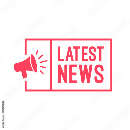 Latest News Megaphone Label