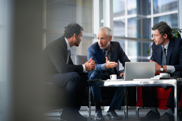 Group of corporate business people having a meeting