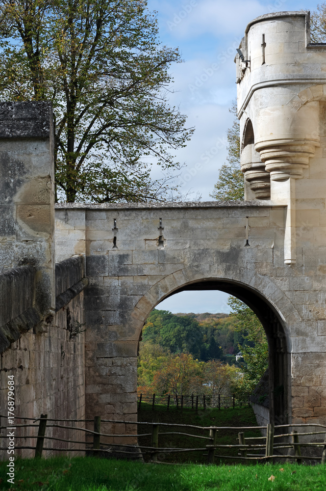 Fototapeta premium Pierrefonds castle in Picardy