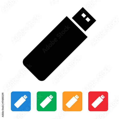 USB flash memory icon