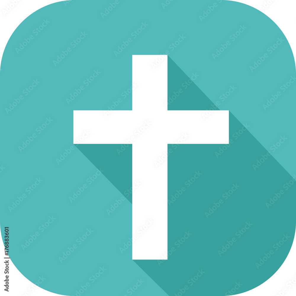 Obraz premium Icône d'un symbole de la religion du christianisme