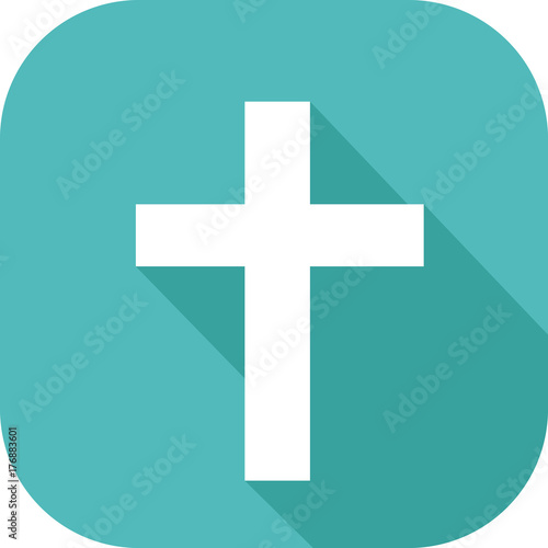 Icône d'un symbole de la religion du christianisme