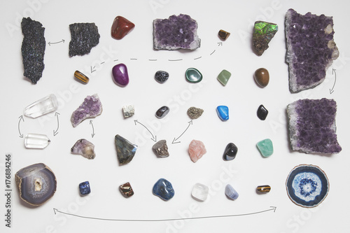 Crystal and gemstone collection photo
