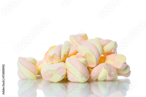 sweet multi-colored candy marshmallow