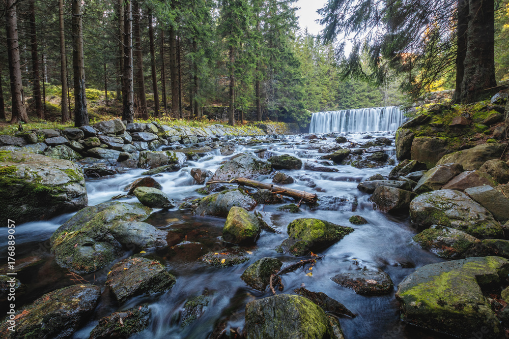 Waterfall Krkonose - Czech republic