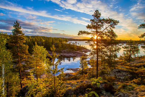 Russia. Karelia. Ladoga lak...