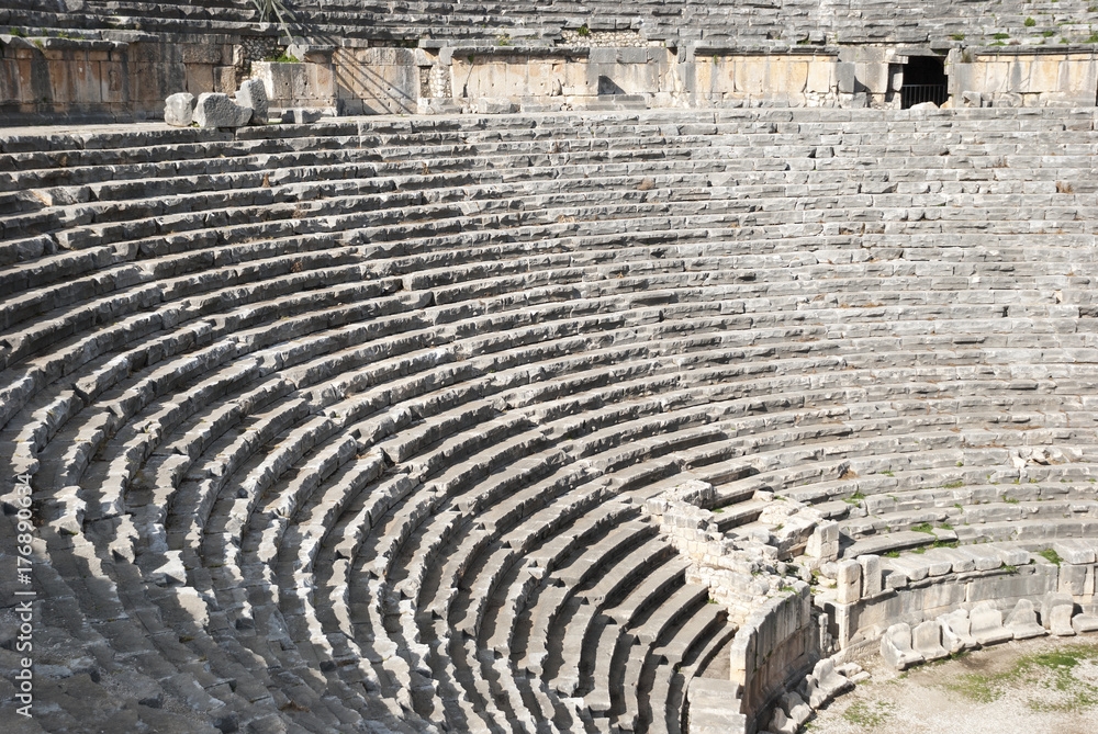 Ancient Greco-Roman Theater of Mira, Demre, Turkey Ancient Greco-Roman Theater of Mira, Demre, Turkey