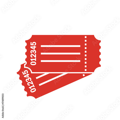 Admit pass vector icon