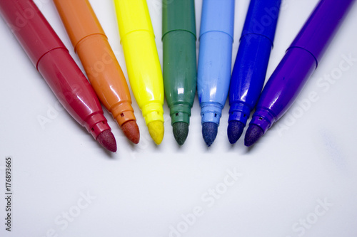 Rainbow markers