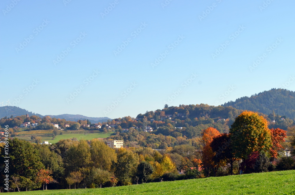 Der Süden von Freiburg im Herbst