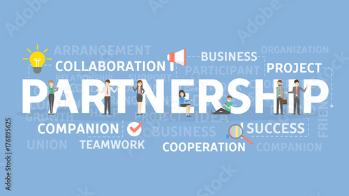 Partnership concept illustration.