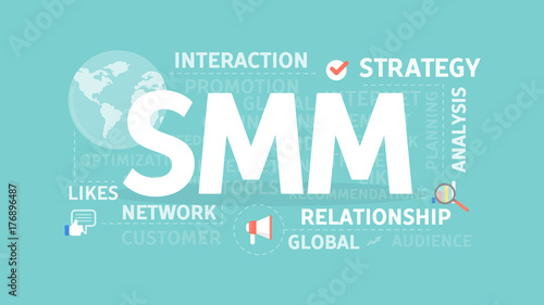 SMM concept illustration.