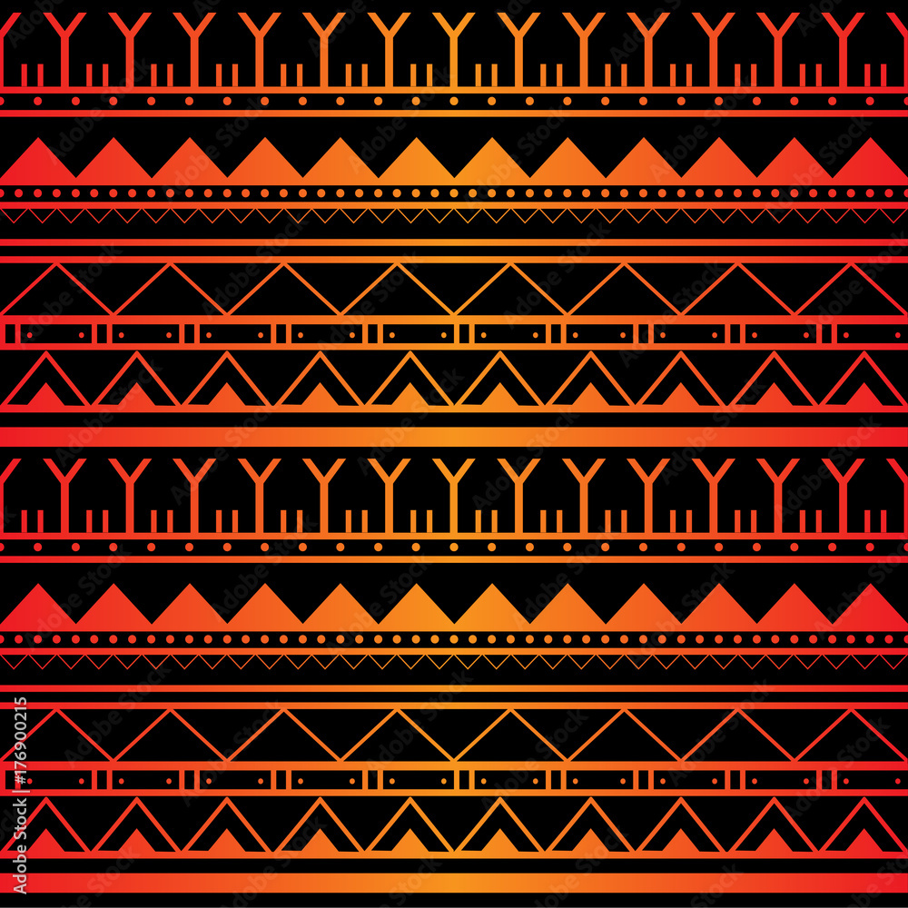 Seamless hand-drawn ethnic pattern of South America. Tribal seamless geometric striped background. It can be used for wallpaper, web page, bags and cloth. Vector illustration. Seamless hand-drawn ethnic pattern of South America. Tribal seamless geometric striped background. It can be used for wallpaper, web page, bags and cloth. Vector illustration.