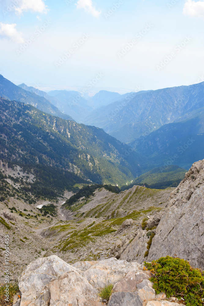 Olympus mountain range. Olympus mountain range.