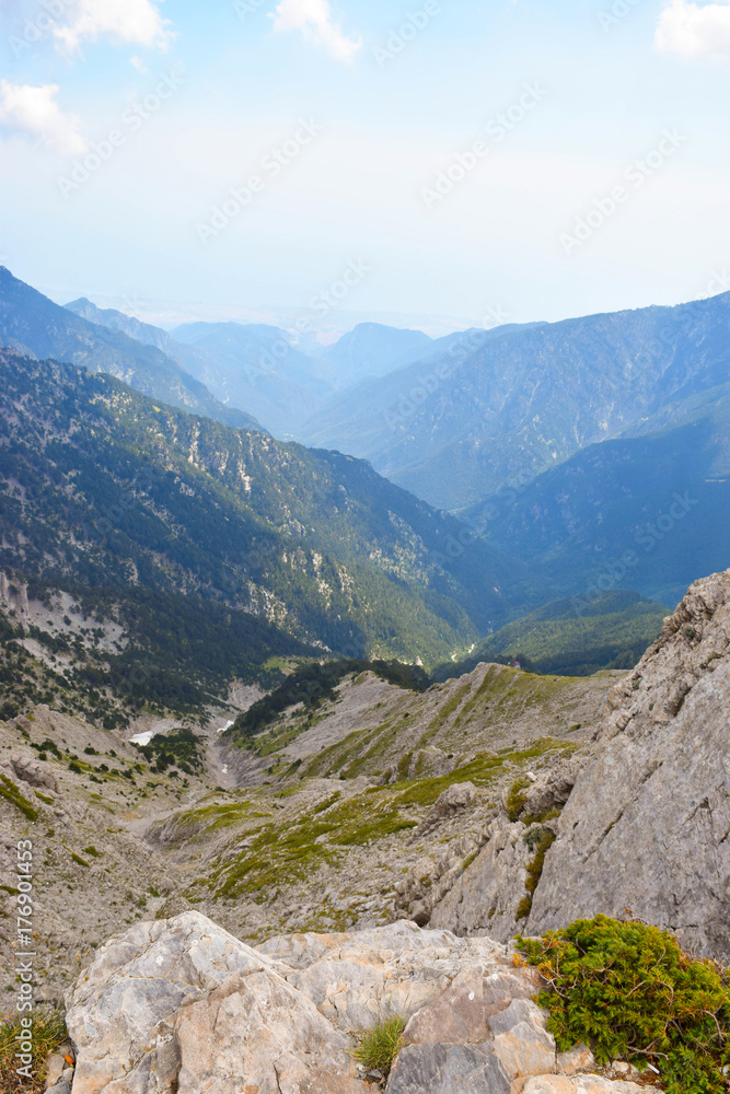 Olympus mountain range.